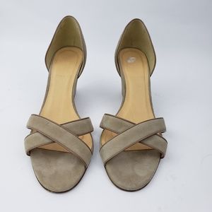 J. Crew Tan Wedges
